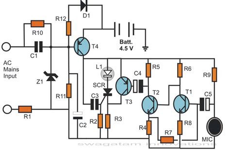 Electronics Circuit Diagram.